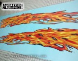 real flame decal