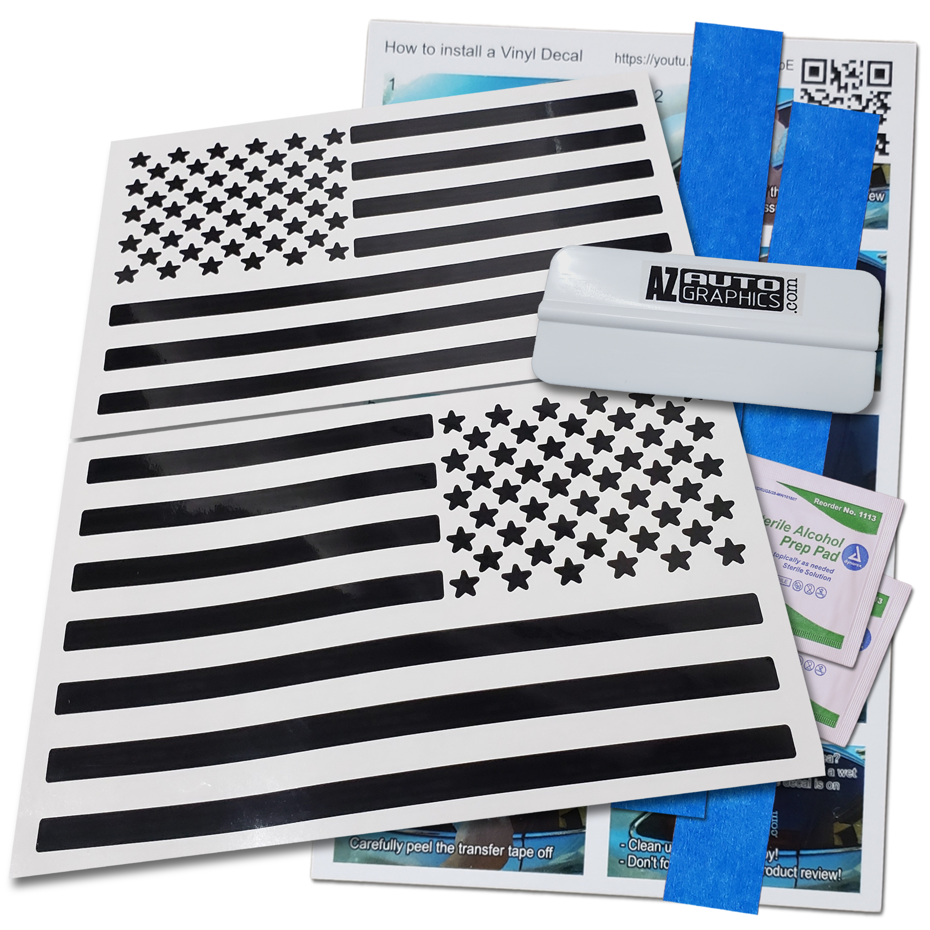 USA Flag Decal Kit