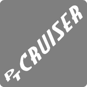 Custom Text / Name Low Chrysler PT Cruiser lowered car sticker / Decal