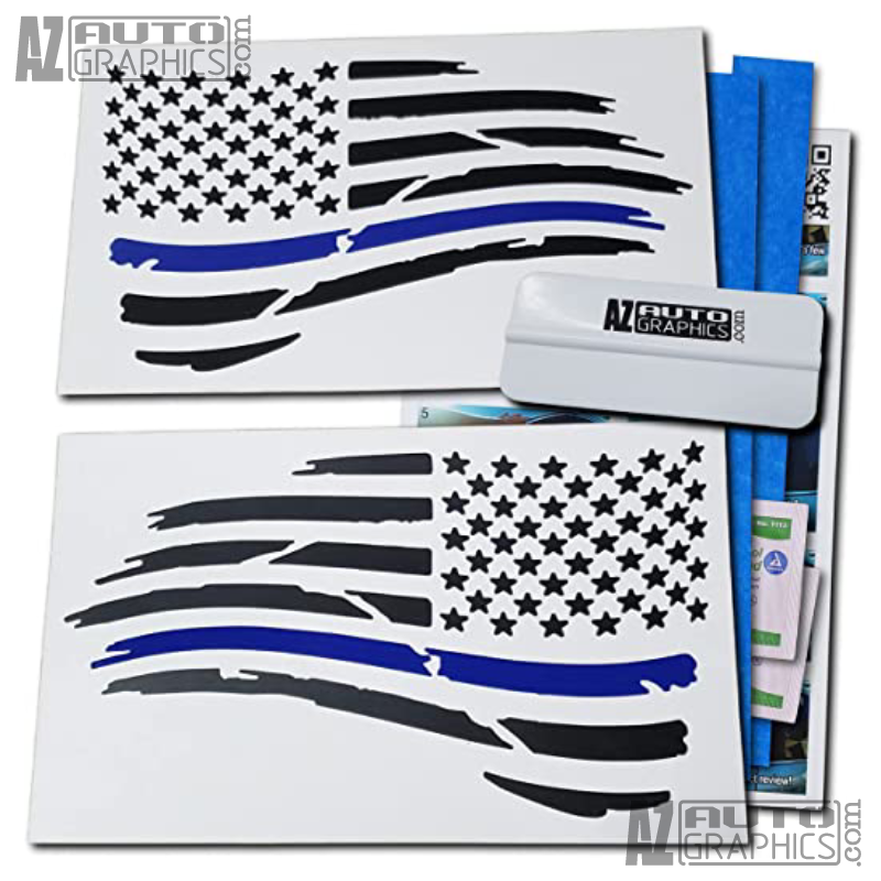 Thin Line USA Flag Decal Kit