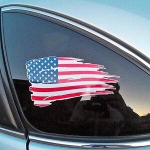 Printed Distressed USA Flag