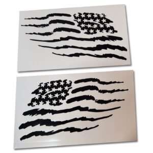Brush Stroke USA Flag Decal Set - photo 1