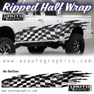 Checkered Flag Half Wrap