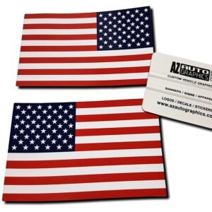Full Color American Flag Decal Kit