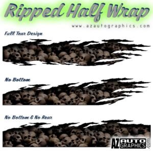 Skulls Half Wrap
