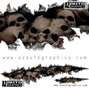 Skulls Tear Side Graphic