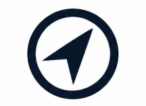 Compass Arrow Circle logo