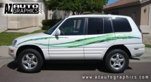 AZ Auto Graphics Brush Design vinyl graphic