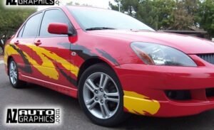 AZ Auto Graphics Brush Design vinyl graphic