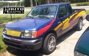 AZ Auto Graphics Brush Design vinyl graphic