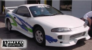 AZ Auto Graphics Brush Design vinyl graphic