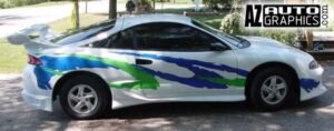 AZ Auto Graphics Brush Design vinyl graphic