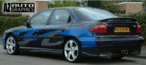 AZ Auto Graphics Brush Design vinyl graphic