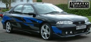 AZ Auto Graphics Brush Design vinyl graphic