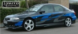 AZ Auto Graphics Brush Design vinyl graphic