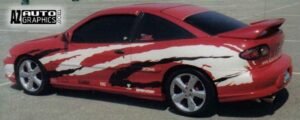 AZ Auto Graphics Brush Design vinyl graphic