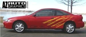 AZ Auto Graphics Brush Design vinyl graphic