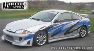 AZ Auto Graphics Brush Design vinyl graphic