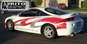 AZ Auto Graphics Brush Design vinyl graphic