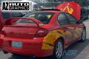 AZ Auto Graphics Brush Design vinyl graphic