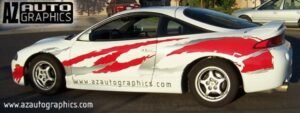 AZ Auto Graphics Brush Design vinyl graphic