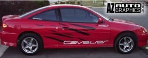 AZ Auto Graphics Brush Design vinyl graphic