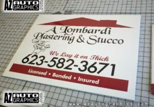 AZ Auto Graphics Commercial vinyl graphic
