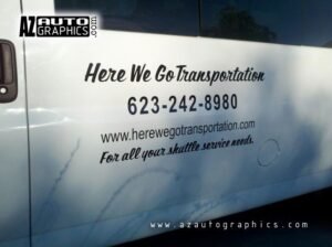 AZ Auto Graphics Commercial vinyl graphic