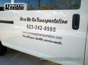 AZ Auto Graphics Commercial vinyl graphic