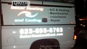 AZ Auto Graphics Commercial vinyl graphic