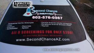 AZ Auto Graphics Commercial vinyl graphic