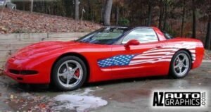 AZ Auto Graphics Flag Design vinyl graphic