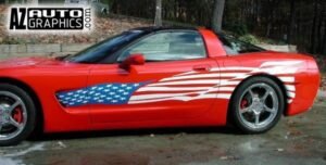 AZ Auto Graphics Flag Design vinyl graphic