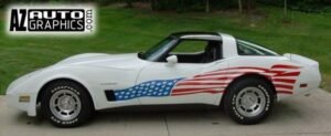 AZ Auto Graphics Flag Design vinyl graphic