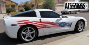 AZ Auto Graphics Flag Design vinyl graphic