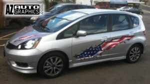 AZ Auto Graphics Flag Design vinyl graphic