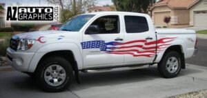 AZ Auto Graphics Flag Design vinyl graphic