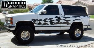 AZ Auto Graphics Flag Design vinyl graphic