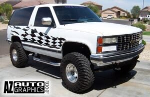AZ Auto Graphics Flag Design vinyl graphic