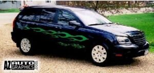 AZ Auto Graphics Flame Design vinyl graphic