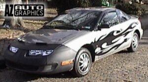 AZ Auto Graphics Flame Design vinyl graphic