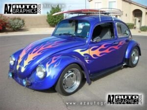 AZ Auto Graphics Flame Design vinyl graphic