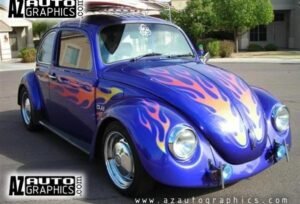 AZ Auto Graphics Flame Design vinyl graphic