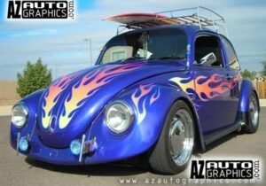 AZ Auto Graphics Flame Design vinyl graphic