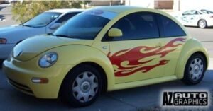 AZ Auto Graphics Flame Design vinyl graphic