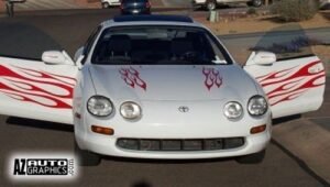 AZ Auto Graphics Flame Design vinyl graphic