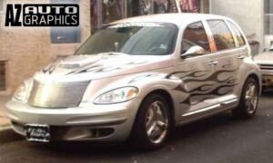 AZ Auto Graphics Flame Design vinyl graphic