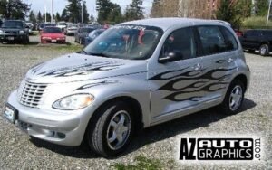 AZ Auto Graphics Flame Design vinyl graphic