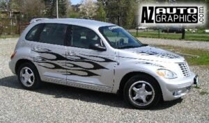 AZ Auto Graphics Flame Design vinyl graphic