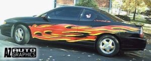 AZ Auto Graphics Flame Design vinyl graphic
